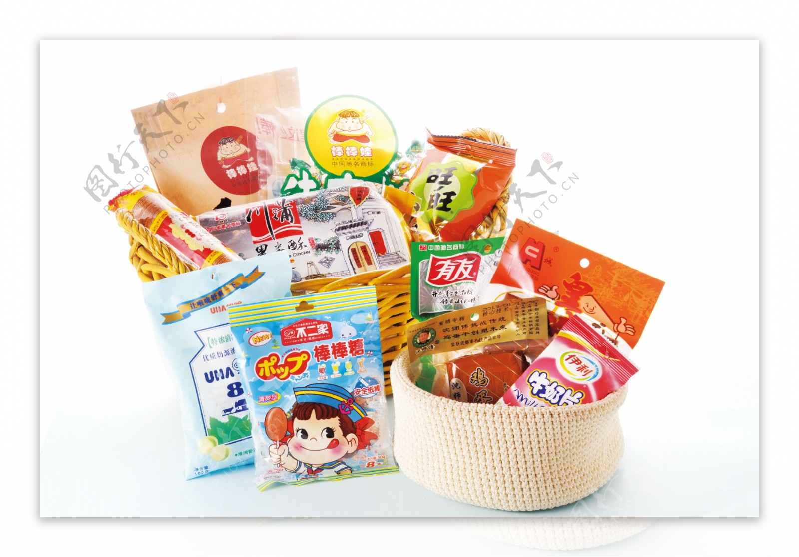 超市休闲食品组合的艺术 美味与视觉的双重盛宴
